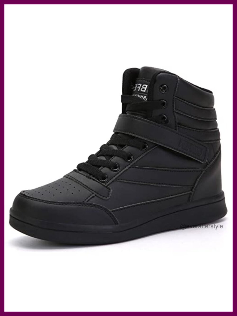 Womens High Top Wedge Sneakers Lace Up Ankle Support Comfort Sneakers